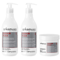 Zestaw Arkemusa Repair Plex Szampon 500 ml + Odżywka 500 ml + Maska 500 ml
