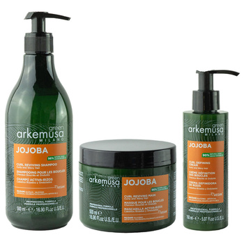 Zestaw Arkemusa Green Jojoba Szampon 500 ml + Maska 500 ml + Krem 150 ml
